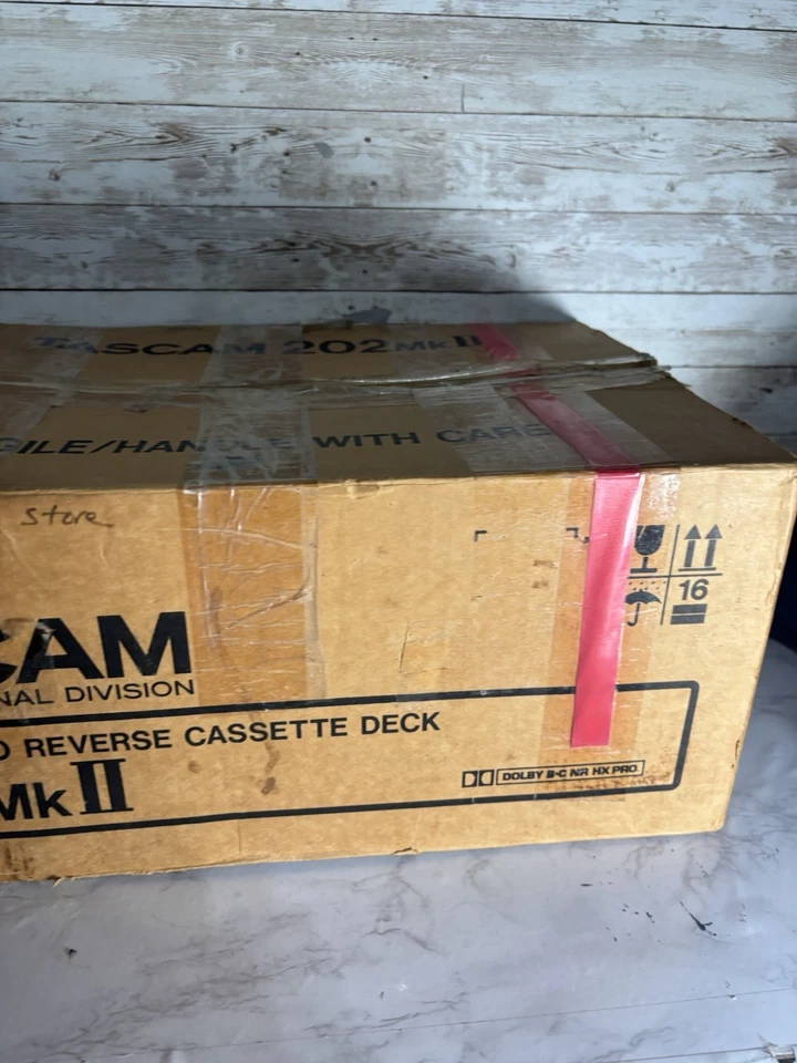 TASCAM 202 MK ii Doble Auto Inverso Cassette Deck Probado Falta Perilla ¡Leer!! Foto 3 de 4