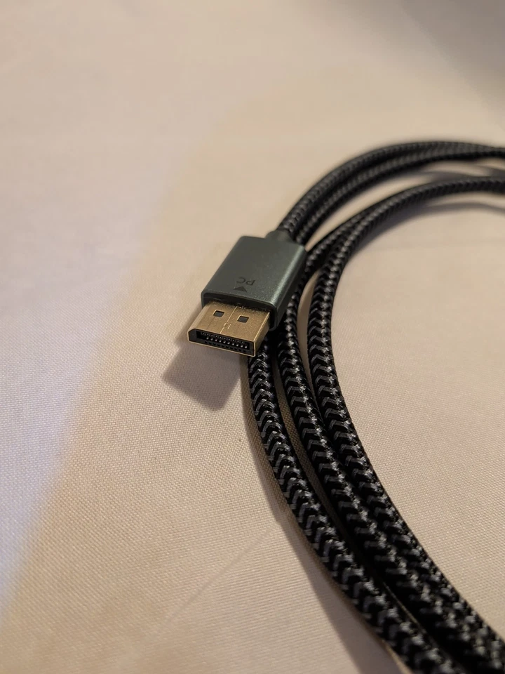 6FT Display Port DP to HDMI Cable Adapter Converter Audio Video PC HDTV - Image 3 of 3