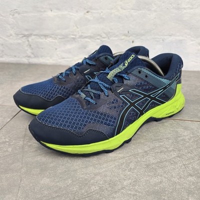 Asics Gel-Kanaku 4 Sneaker Herren UK 10 EU 45 blau grün Trailrunning 1011B388