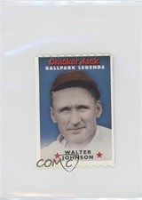 2005 Cracker Jack Ballpark Legends Food Issue Walter Johnson HOF 1sy