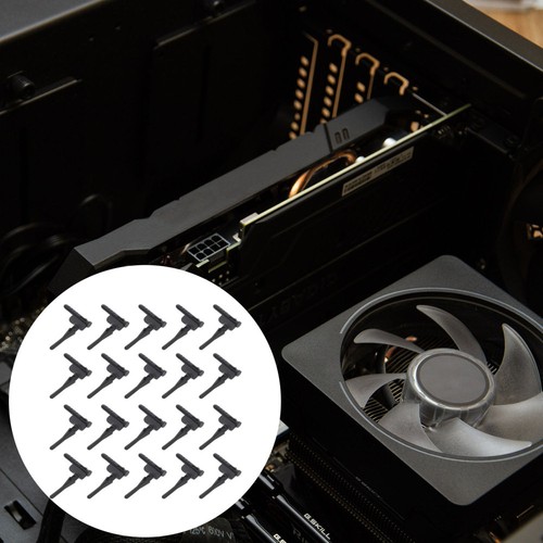 20 PCS Radiator Fan Glue Nail Silicone Cooler Mounting Pin Computer Case - 第 11/12 張圖片
