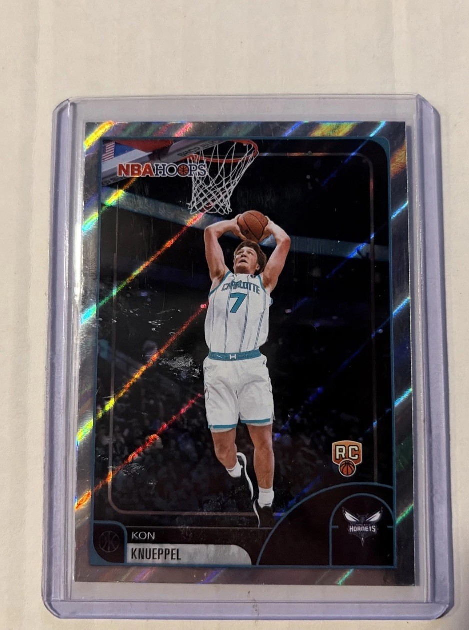 2025-26 Topps Kon Knueppel NBA HOOPS Light Burst Parallel Rookie Card #67
