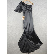 NEW NWT Light In The Box Black One Shoulder Formal Gown Evening Dress Size 6