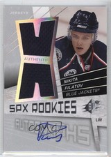 2008-09 SPx Rookies Auto Jerseys /999 Nikita Filatov #159 Auto 2a8