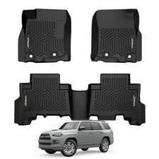 3pcs Car Floor Mats Liner Custom Fit For Toyota 4runner 2014-2023 3pcs Car Floor Mats Liner Custom Fit For Toyota 4runner 2014-2023