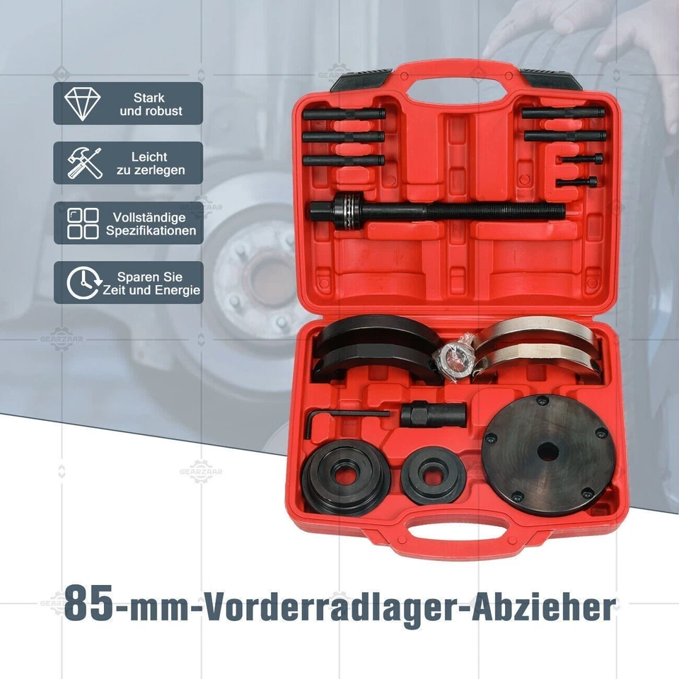 2x Radnabe Radlagersatz + 85mm Radlager Werkzeug für VW Multivan 5 BUS T5 T6 - Bild 4 von 4