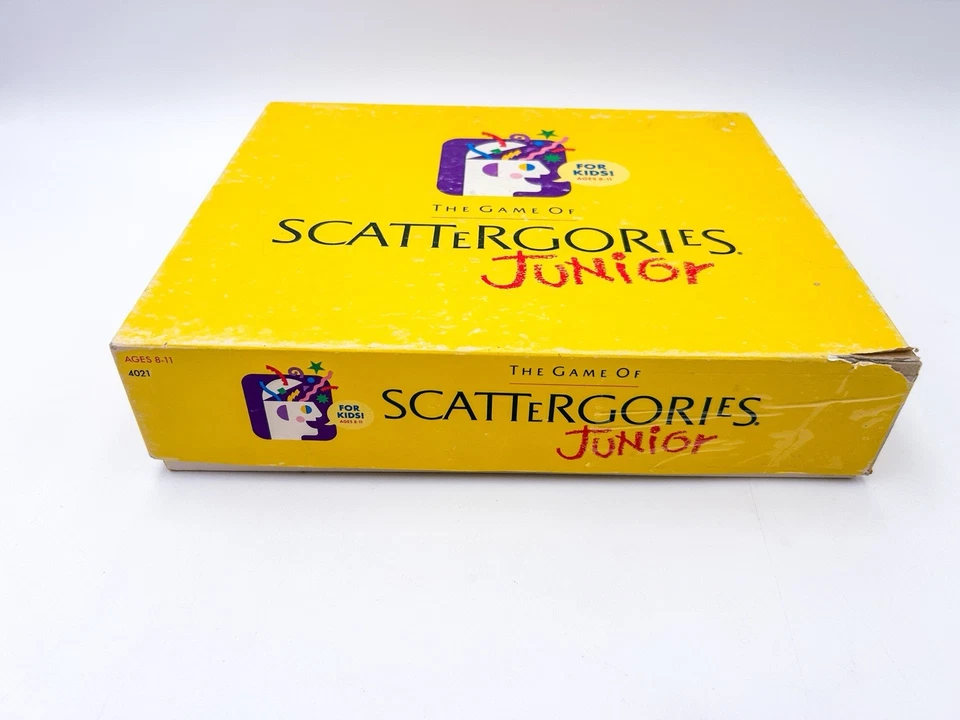 Scattergories Junior COMPLETE Milton Bradley 1989 Words Party Kids Family - Image 2 of 4