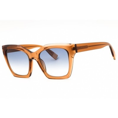 Furla Women's Sunglasses Shiny Light Cognac Acetate Cat Eye Frame SFU621V 0D67