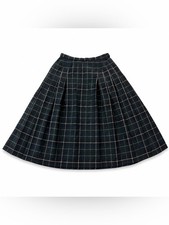 Vintage Pendleton Petite 12 Pleated Plaid Skirt 100 Virgin Wool Made USA