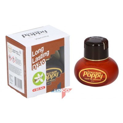 Grace Mate Poppy Vanilla Lufterfrischer 150ml Langanhaltend Auto Home Office