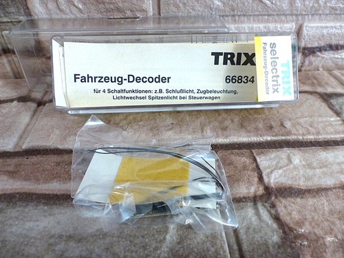 Minitrix N 66834 Selectrix Decodificador Vehículo 4x200 mA en EMBALAJE ORIGINAL | Zustand: Neu