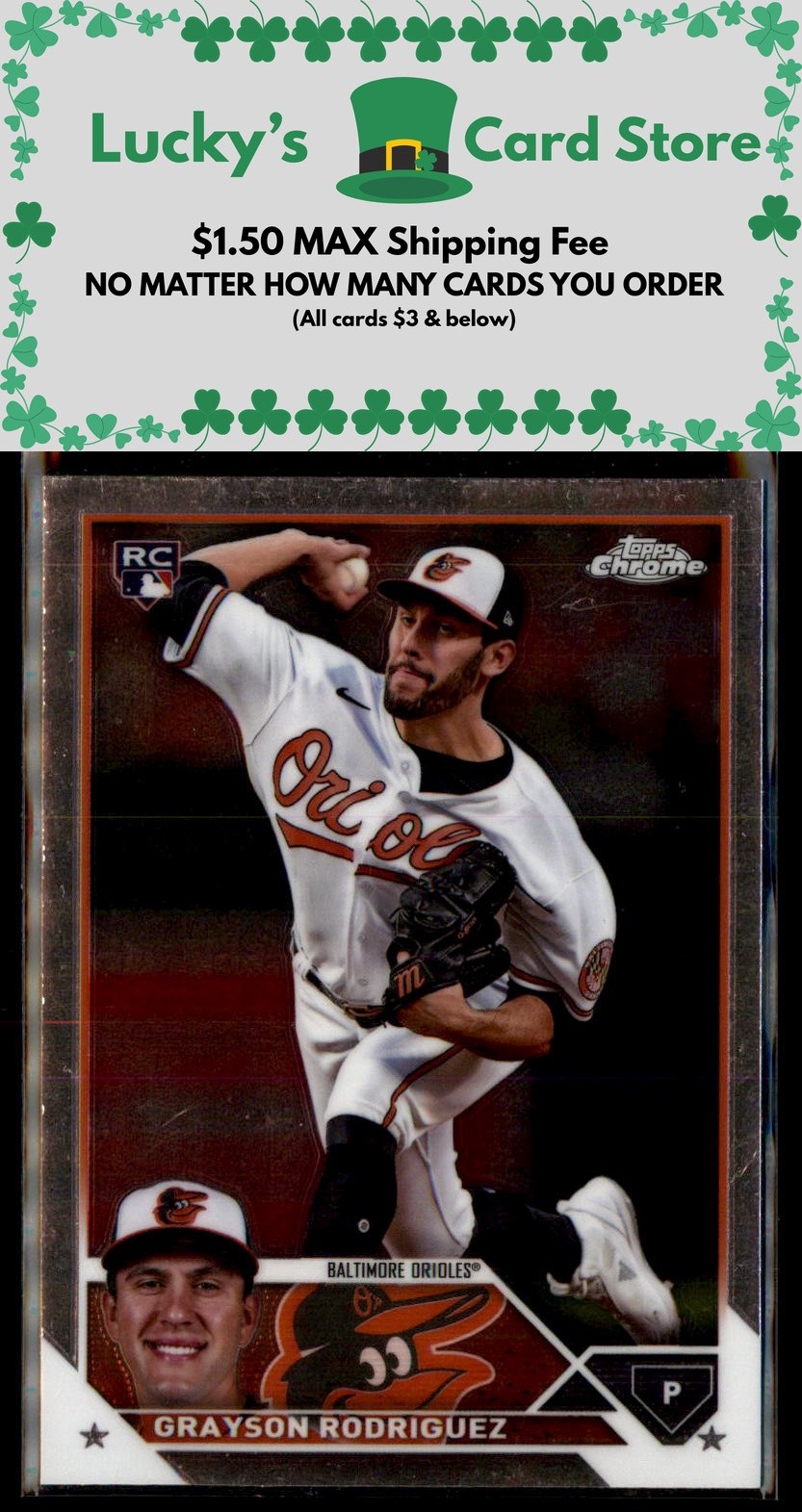 2023 Topps Chrome Update #USC98 Grayson Rodriguez Rookie