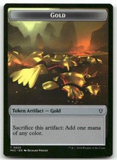 Gold // Lightning Rager Double-Sided Token MTG Commander: Murders at Karlov Mano