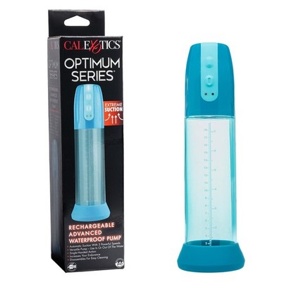 Cal Exotics Optimum Series Rechargeable Advanced Waterproof Pump Blue