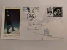 Sir Edmund HILLARY 1953 Everest Explorer Signed First Day Cover FDC