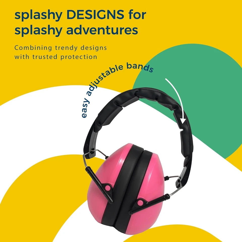 Orejeras BANZ Kidz 2 años y mayores - Cancelación de ruido fuerte niños rosa Foto 4 de 4