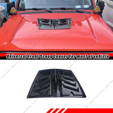 For Dodge Ram 1500 2500 3500 Air Flow Hood Scoop Vents Bonnet Cover Gloss Black For Dodge Ram 1500 2500 3500 Air Flow Hood Scoop Vents Bonnet Cover Gloss Black