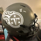 Tennessee Titans Chris Johnson Autographed Football Helmet Beckett Authenticated