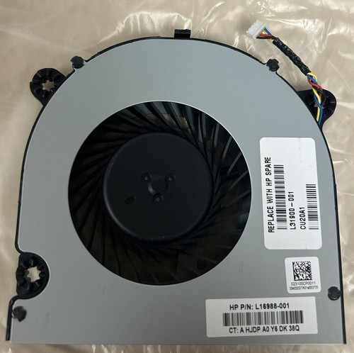 HP ProOne 600 G4 G5 Chassis Fan L16988-001 BSB0912HB-00 L31900-001. - 第 3/4 張圖片