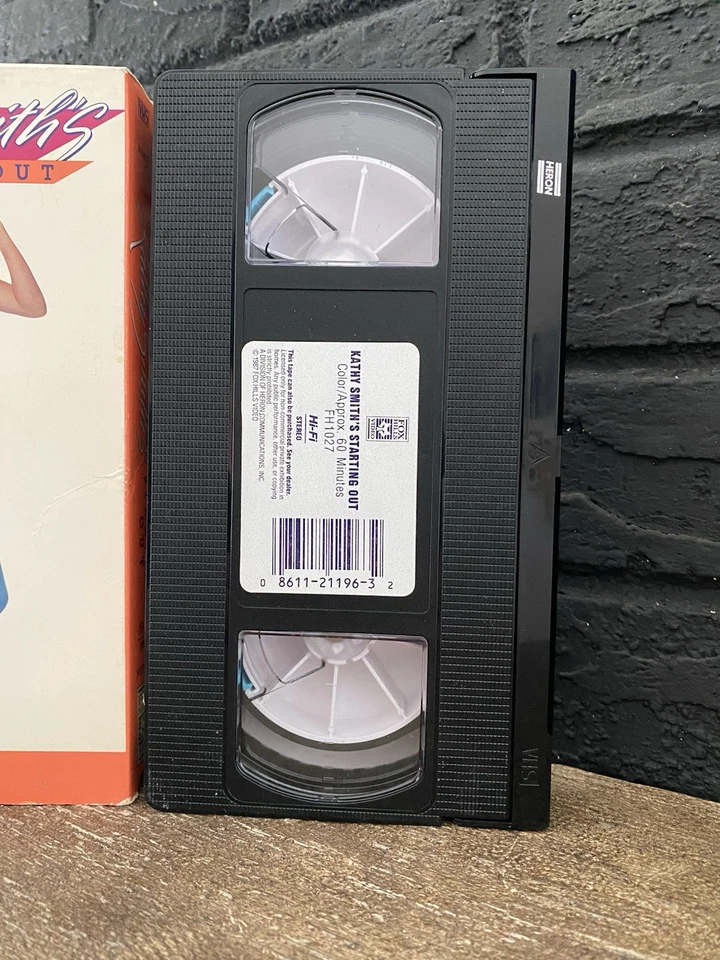 Kathy Smith VHS, 1987 Workout Exercise Retro Fitness Video, OOP HTF Rare - Image 3 of 4