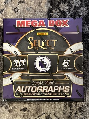 2023-2024 Panini Select Premier League EPL Mega Box Exclusive Pink & Orange Ice
