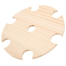 Wooden Wine Glass Drying Rack And Bottle Holder Wine Storage For 6 Glass