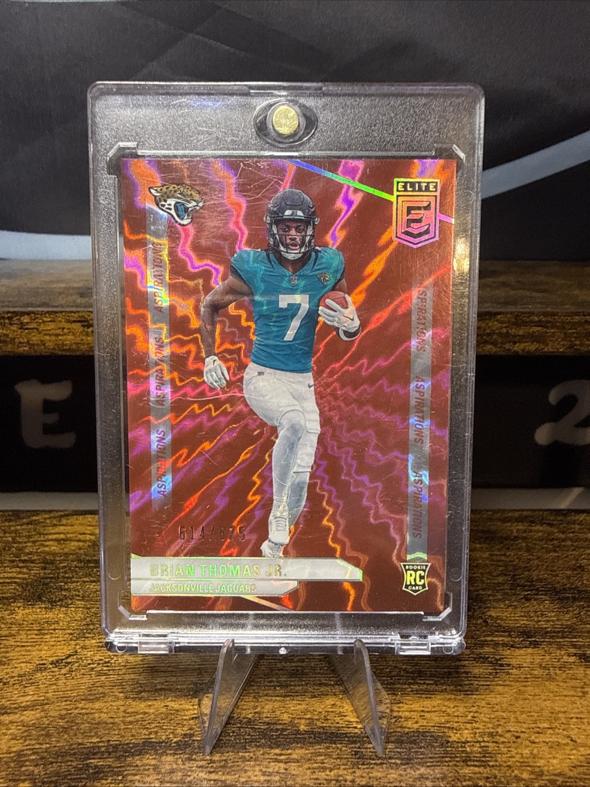 2024 Panini Donruss Elite - Brian Thomas Jr. #106 Aspirations Shimmer /875 (RC)