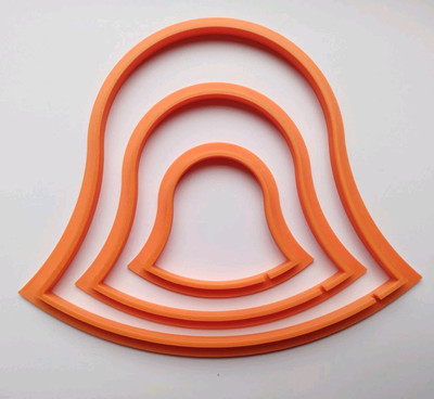Quilling Werkzeug / Module-Tool Glocken Set 1 - 60+100+140mm /Papierstreifen DIY