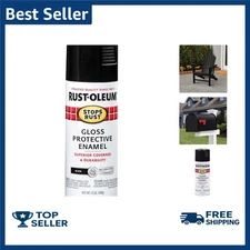 12 oz Gloss Enamel Spray Paint in Orange - Perfect for Metal, Wood, Masonry