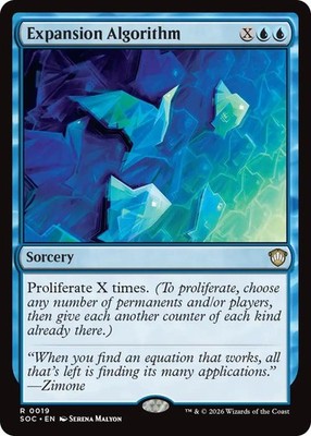 Expansion Algorithm Commander: Secrets of Strixhaven MTG LP card
