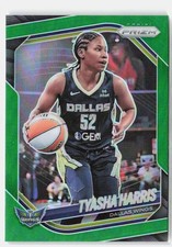 2025 Panini Prizm WNBA #130 Tyasha Harris Green Prizms