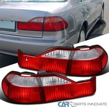 Redclear Fits 1998-2000 Honda Accord 4dr Sedan Tail Lights Brake Lamps Lr Redclear Fits 1998-2000 Honda Accord 4dr Sedan Tail Lights Brake Lamps Lr