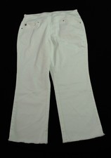 Belle by Kim Gravel Women's Regular TripleLuxe Twill Jeans AP2 White Size: 12