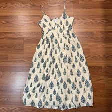 NWOT Japna Paisley Print Midi Dress Large