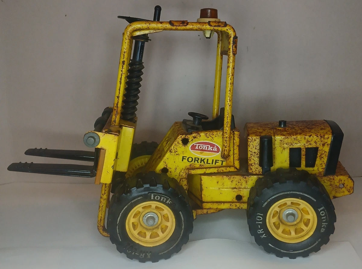 Tonka フォークリフト ミニカー Tonka Forklift Indiana Vintage Manufacture Diecast Construction