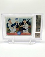 2018 Topps Heritage Dual Auto Aaron Judge Gleyber Torres /25 BGS 9.5 Yankees 