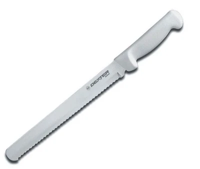 DEXTER-RUSSELL,INC. Dexter Russell P94804 10" Scalloped Slicer Stain Free Kitchen Knife..31604..New
