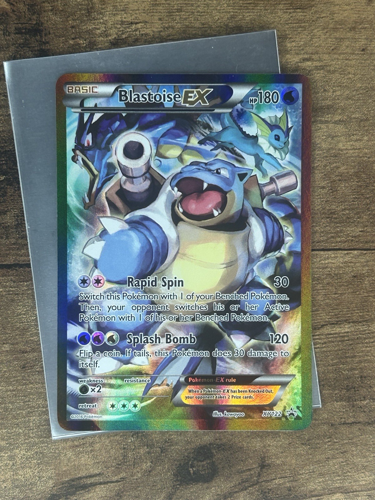 Pokemon Blastoise EX-XY122 Black Star Promo