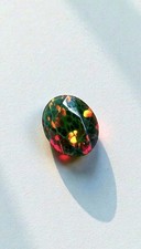 Seltener & einzigartiger hochwertiger schwarzer äthiopischer Wabenopal Edelst...