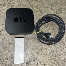 Apple A1469 TV 3rd Gen HD Wi-Fi Steaming Device W/White Remote