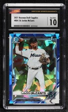 2021 Bowman Chrome Draft Sapphire Edition Jordan McCants CSG 10 Gem Mint 0h2x