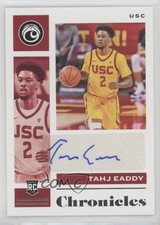2021 Panini Chronicles Draft Picks Rookie Signatures Tahj Eaddy #CR-TEA Auto un2