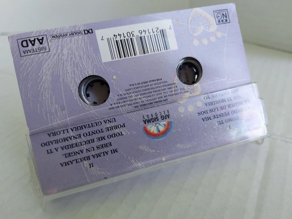 LOS TEMERARIOS, CAMINO DEL AMOR, 1995 AFG SIGMA RECORDS, RARE CASSETTE Foto 4 de 4