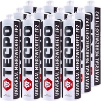 12X Tecpo Universal Mehrzweckfett 500G EP2 Lithium Fett Schmierfett Fettpresse