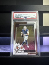 2024 Clearly Donruss - Clearly Bomb Squad Josh Allen #14 Red /99 PSA 9