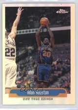 1999-00 Topps Chrome Refractor Allan Houston #37 6m1