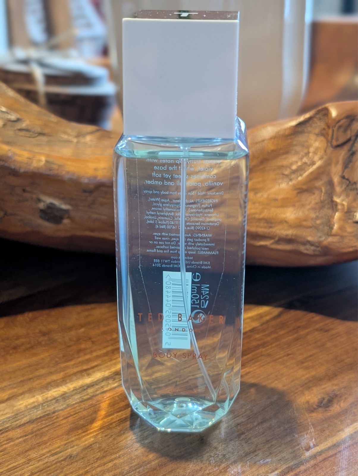 Ted Baker Fruity Floral Mint Body Spray 150ml - Patchouli Amber Vanilla Violet