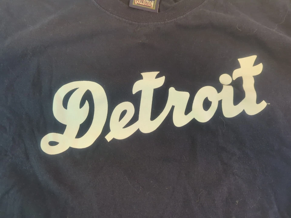 MLB Detroit Tigers #6 AL Kaline COOPERSTOWN COLECCIÓN MAJESTIC CAMISETA ADULTO TALLA XL Foto 4 de 4