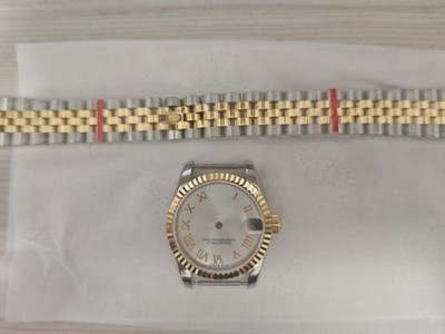 DIY SET for 2824 2671 31MM Watch case + dial + hands + watch strap sapphire