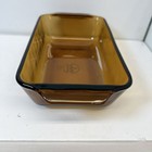 Anchor Hocking #441 - Vintage Amber Glass Baking Dish Loaf Pan - 9x5x2.75 Inches — photo 3